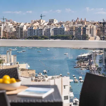 Bnbnova - 2br Penthouse St Julian's - Sea Views & Terrace San Ġiljan