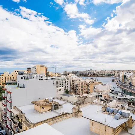 Bnbnova - 2br Penthouse St Julian's - Sea Views & Terrace